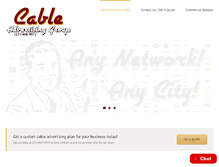 Tablet Screenshot of cableadvertisinggroup.com